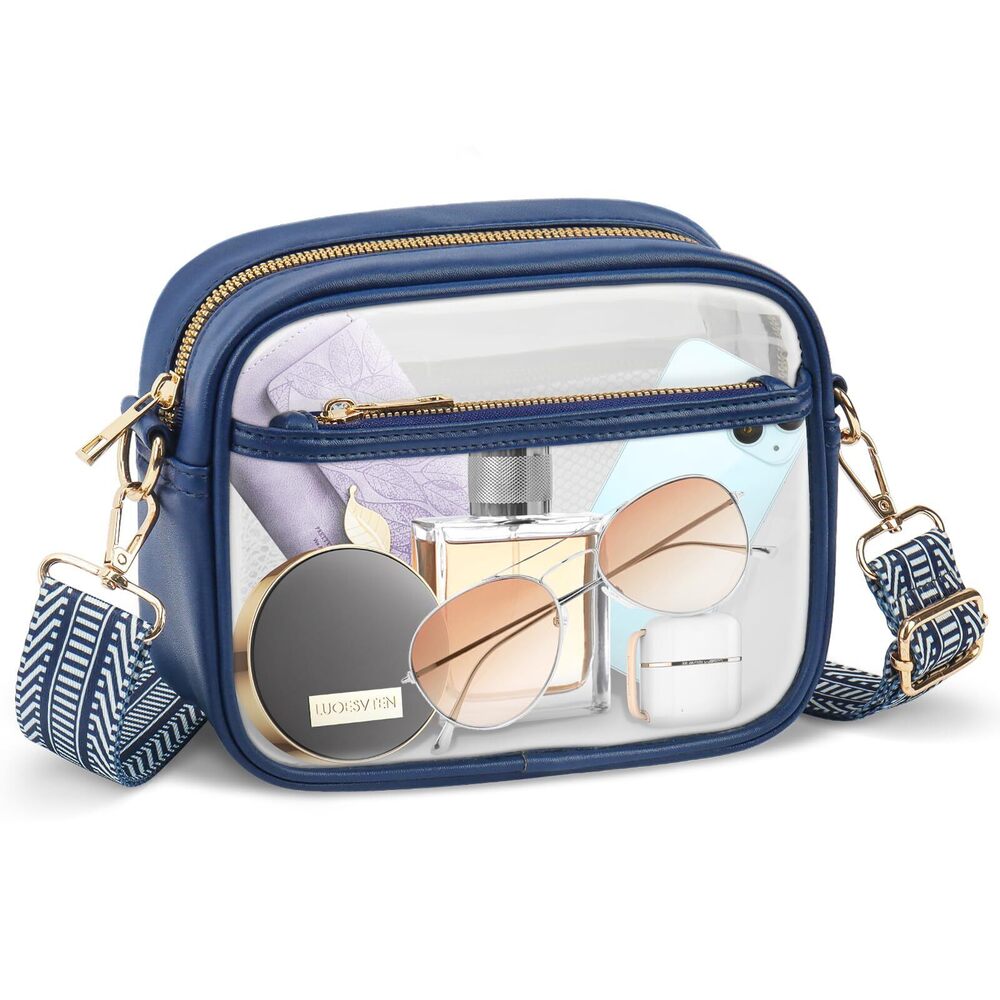 3955 Clear Crossbody Bag | Stadium Approved Clear Purses | Clear Shoulder